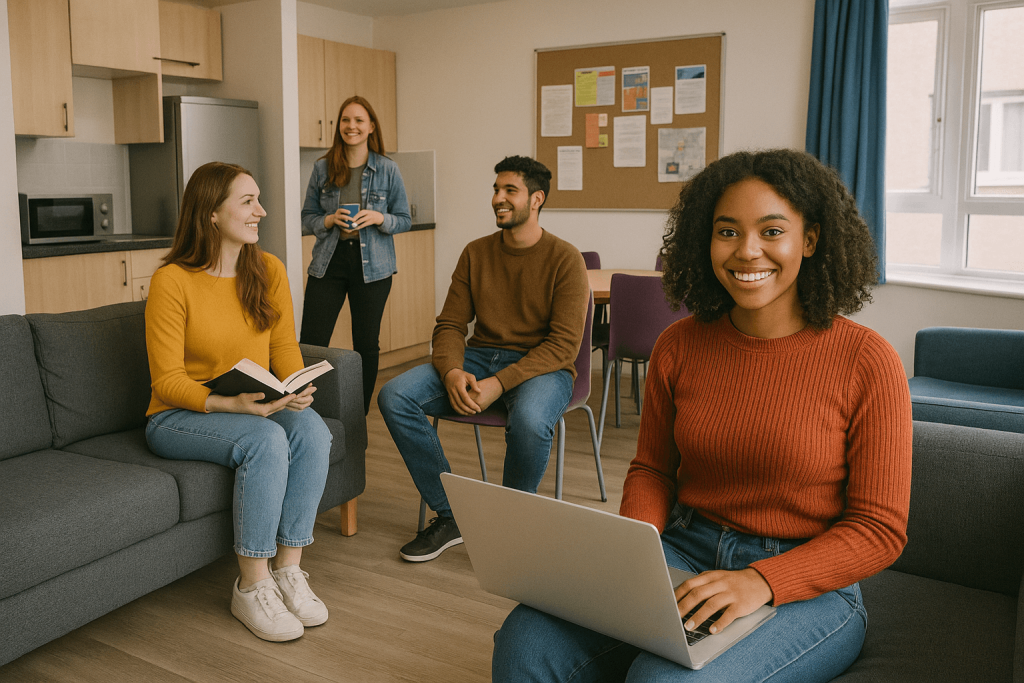 Modern student accommodation near Edge Hill University in Ormskirk