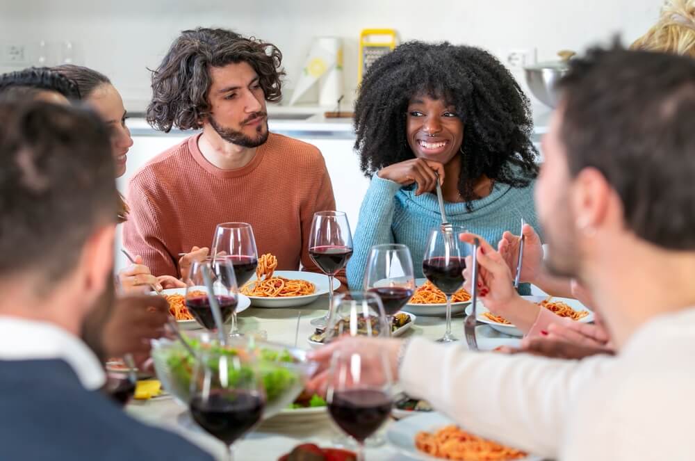 Group of university students choosing a shared house in Ormskirk