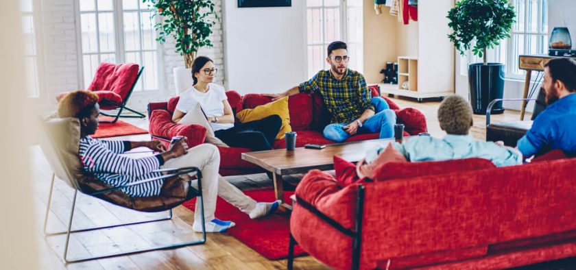 Modern Edge Hill University student house in Ormskirk