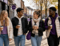 Students enjoying university life in Ormskirk near Edge Hill University